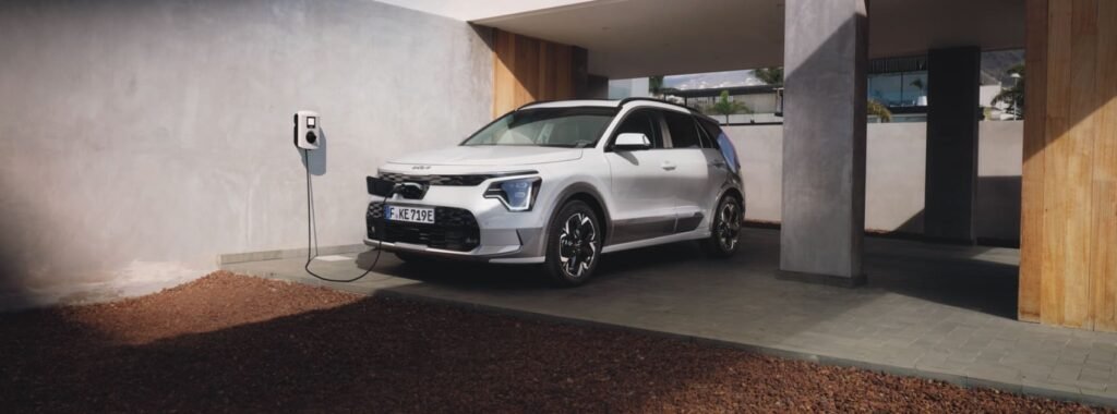 Vista de Continental tires on Kia Niro EV