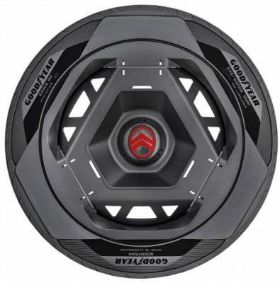Vista frontal del neumático Goodyear Eagle GO Concept