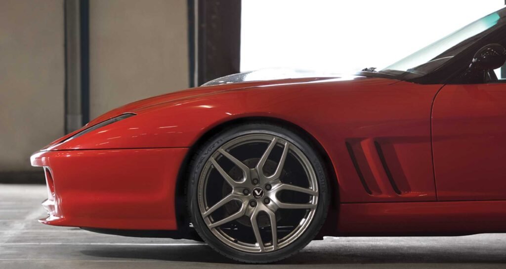 Vredestein Tyre mounted in a sports car