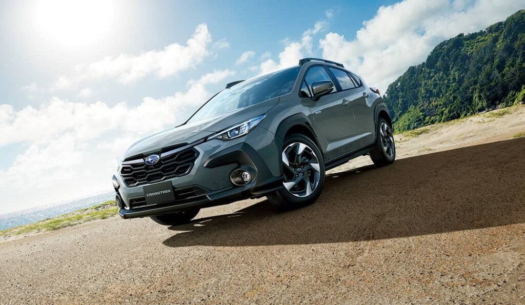Vista del nuevo Subaru Crosstek FALKEN ZIEX ZE001 A/S homologado como equipo original