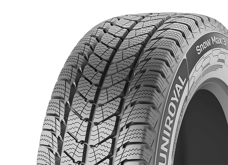 Vista del Uniroyal Snow Max 3, con detalle del neumático)