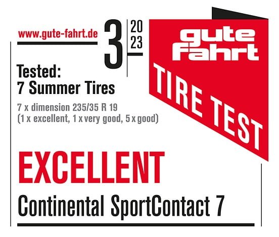 Continental SportContact 7 / Gute Fahrt