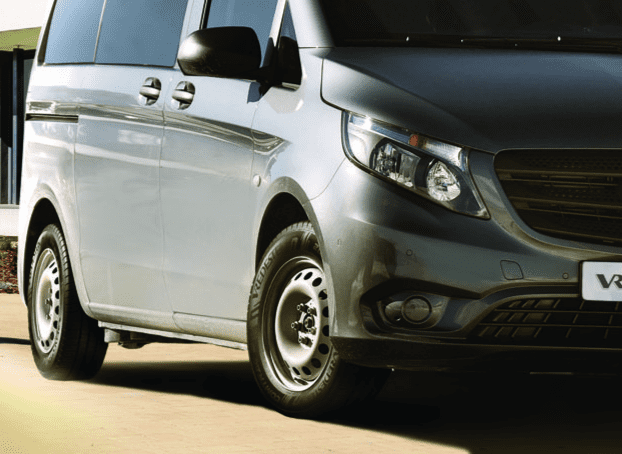 Van on Vredestein tires - Vredestein AT Comtrac awarded by Promobil