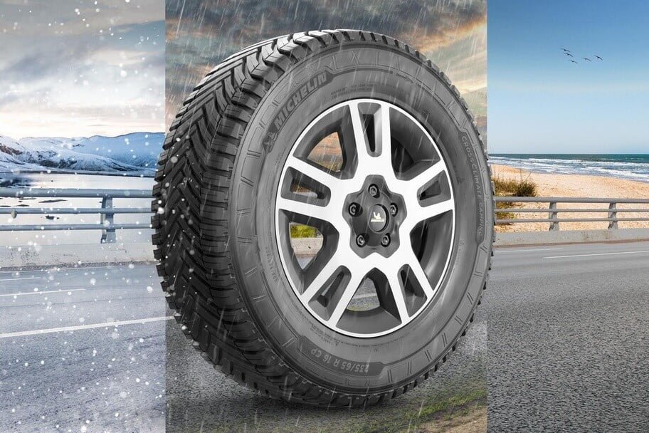 Vista del neumatico MICHELIN CrossClimate 2 SUV en diferentes estaciones