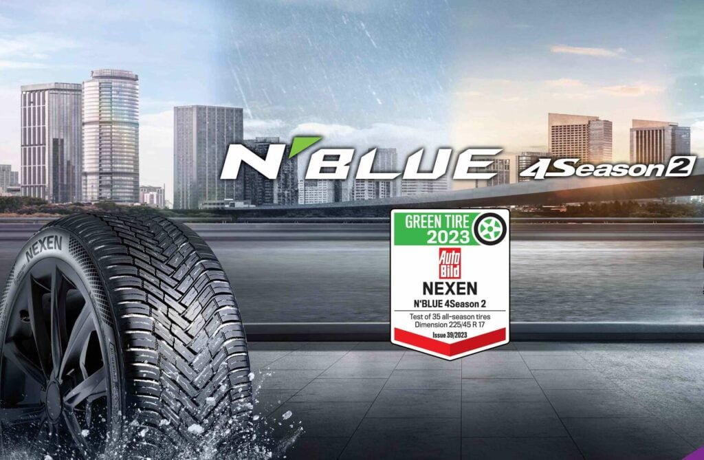 Nexen N Blue 4S 2 es reconocido Green Tire por AutoBild 2023