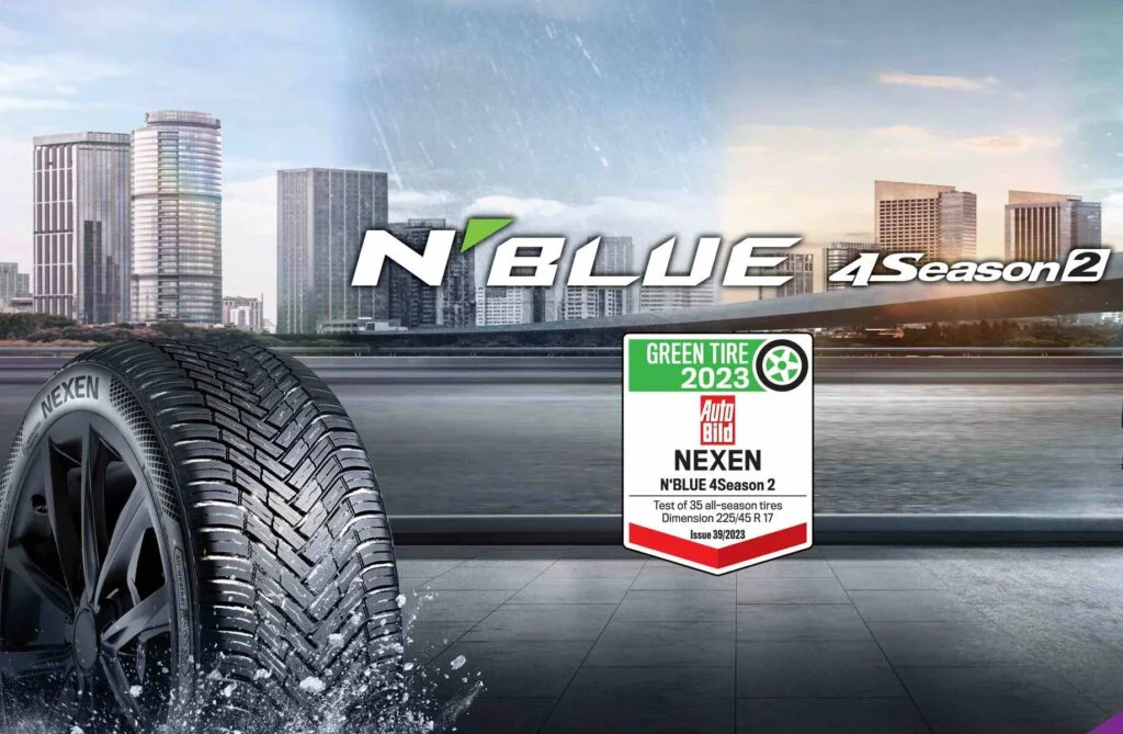 Nexen N Blue 4S 2 es reconocido Green Tire por AutoBild 2023