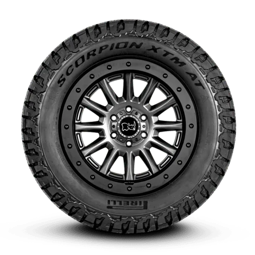 Vista lateral del neumatico Pirelli Scorpion XTM AT