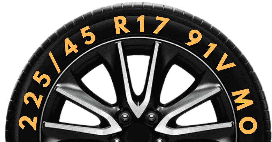 "MO" en esta imagen indica que es un neumático homologado y aprobado para Mercdes-Benz