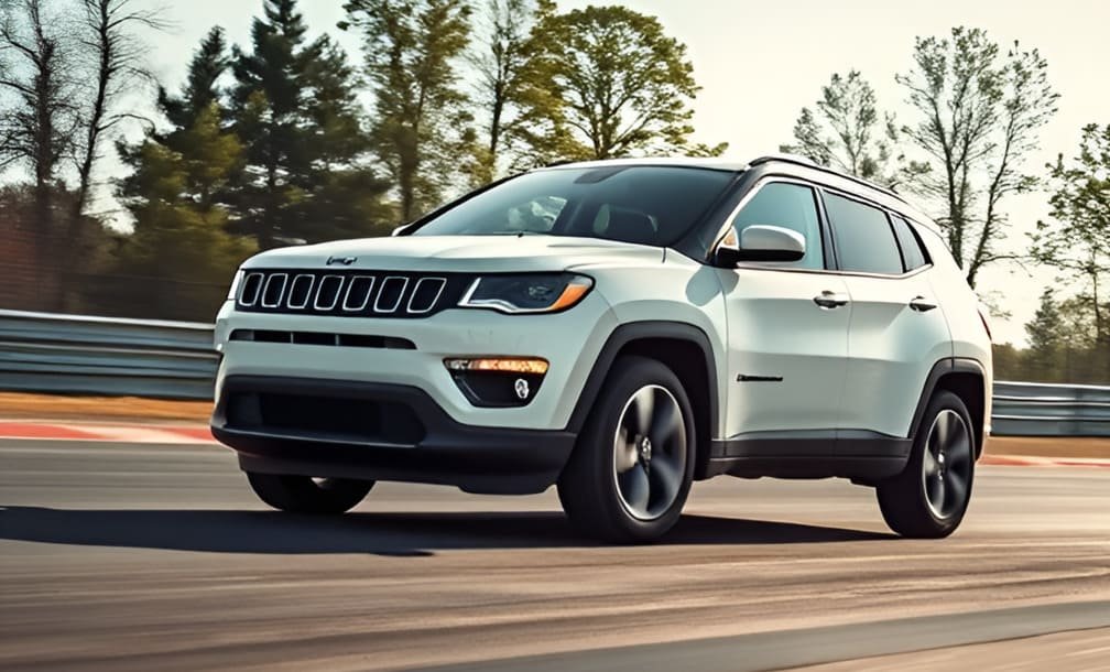 Vista de coche SUV en movimiento prueba neumaticos - Articulo relacionado: Los mejores neumáticos de verano según la más reciente prueba de AlVolante en 2025