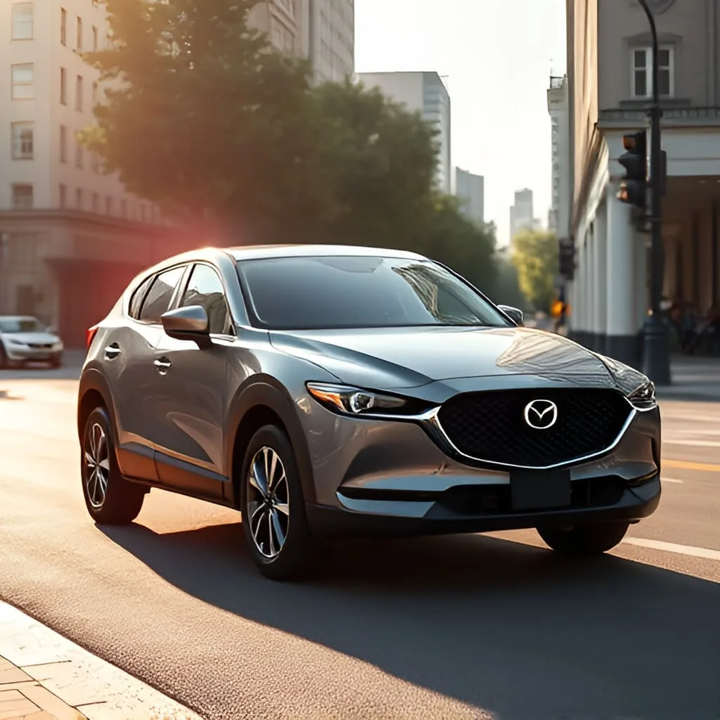 Vista de un SUV Mazda CX30 - Los mejores neumaticos originales de fabrica para el Mazda CX30
